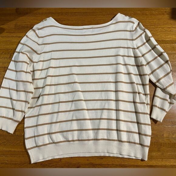 Ruby Rd Women’s White and Gold Top XL - Picture 11 of 11